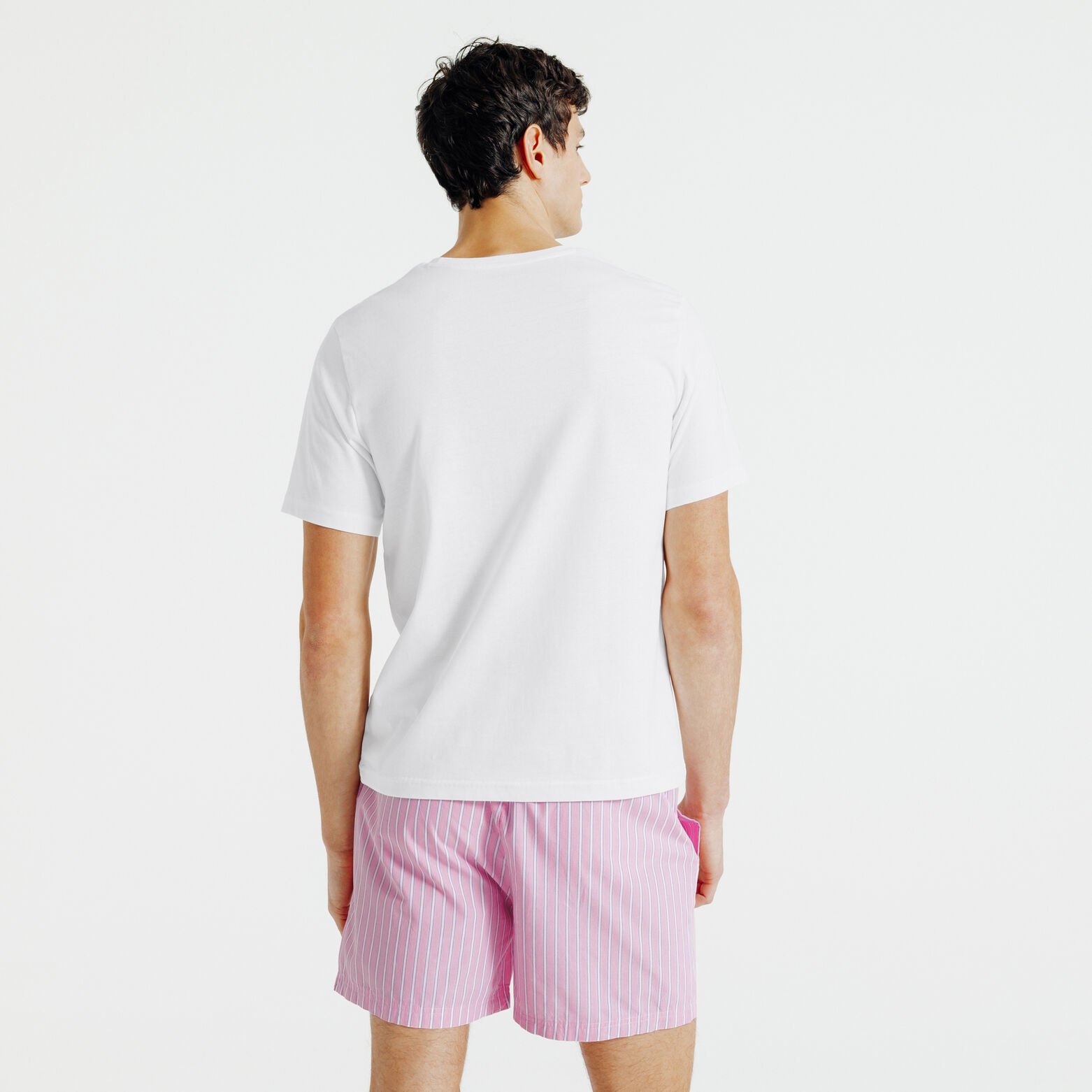 Pyjamaset met gestreepte short