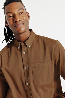 Chemise en coton unie