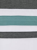 Tee-shirt colorblock piqué contenant du polyester 