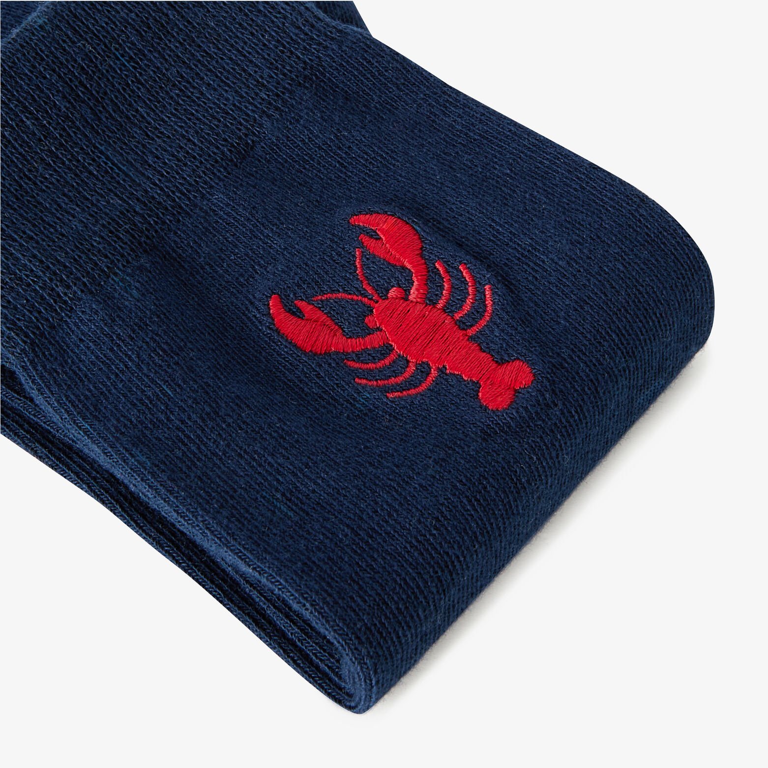 Chaussettes hautes brod&eacute;es