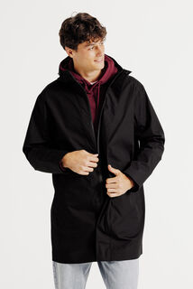 Parka longue waterproof &agrave; capuche