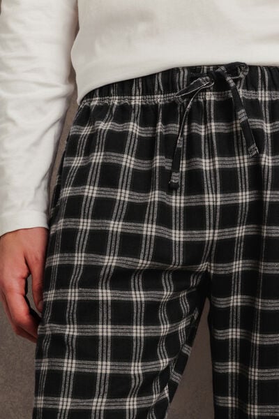 Ensemble pyjama flanelle &agrave; carreaux
