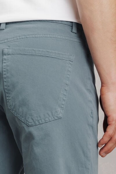 Pantalon 5 poches slim mati&egrave;re bi-stretch