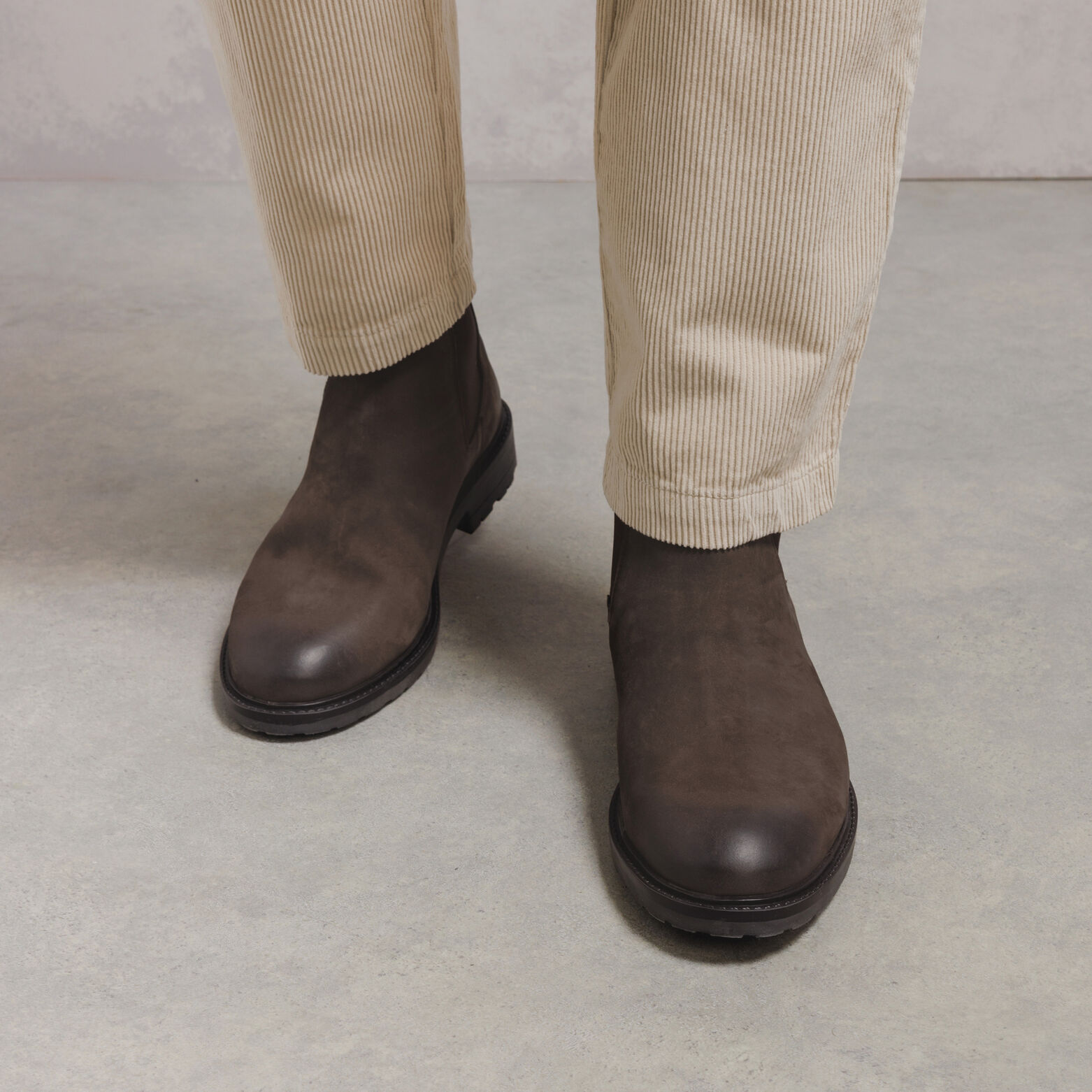 Bottines 100% leer