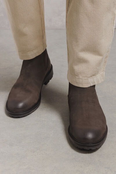 Bottines 100% leer