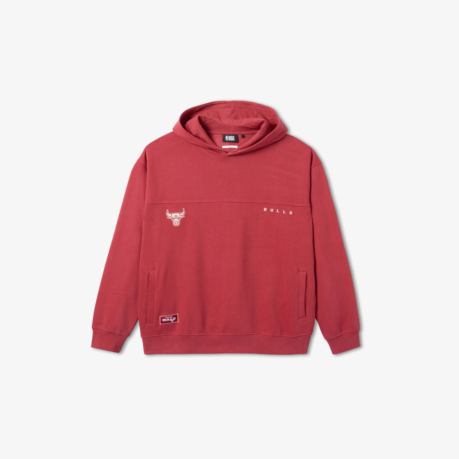 Sweat &agrave; capuche brod&eacute; Chicago Bulls licence NBA