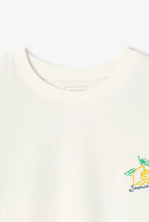 T-shirt met Limoncelloprint voor en achter