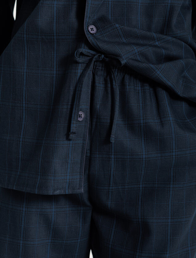 Ensemble pyjama &agrave; carreaux