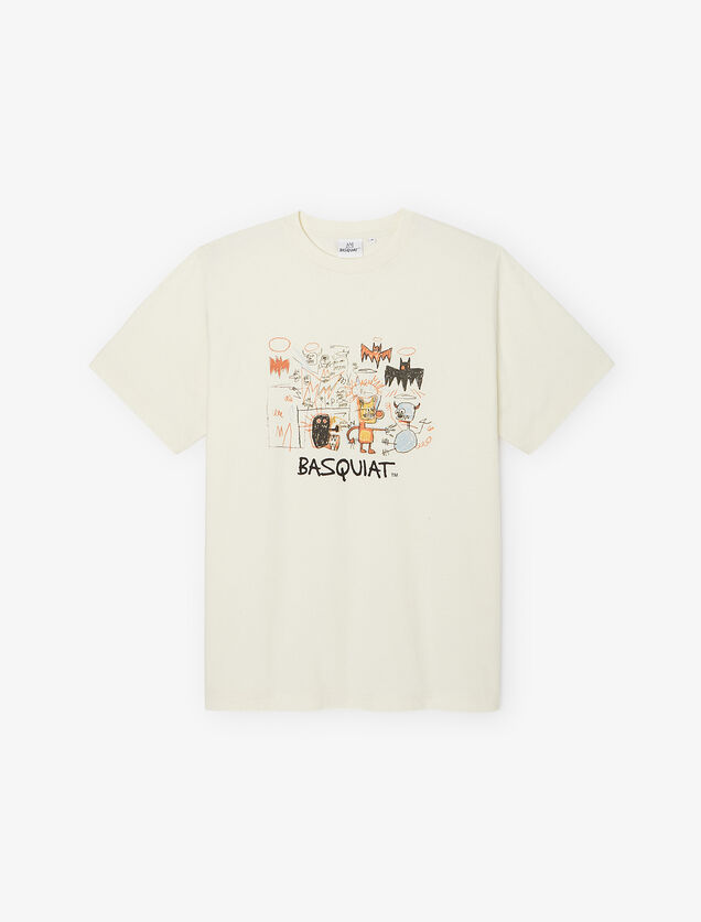 Tee shirt licence Basquiat