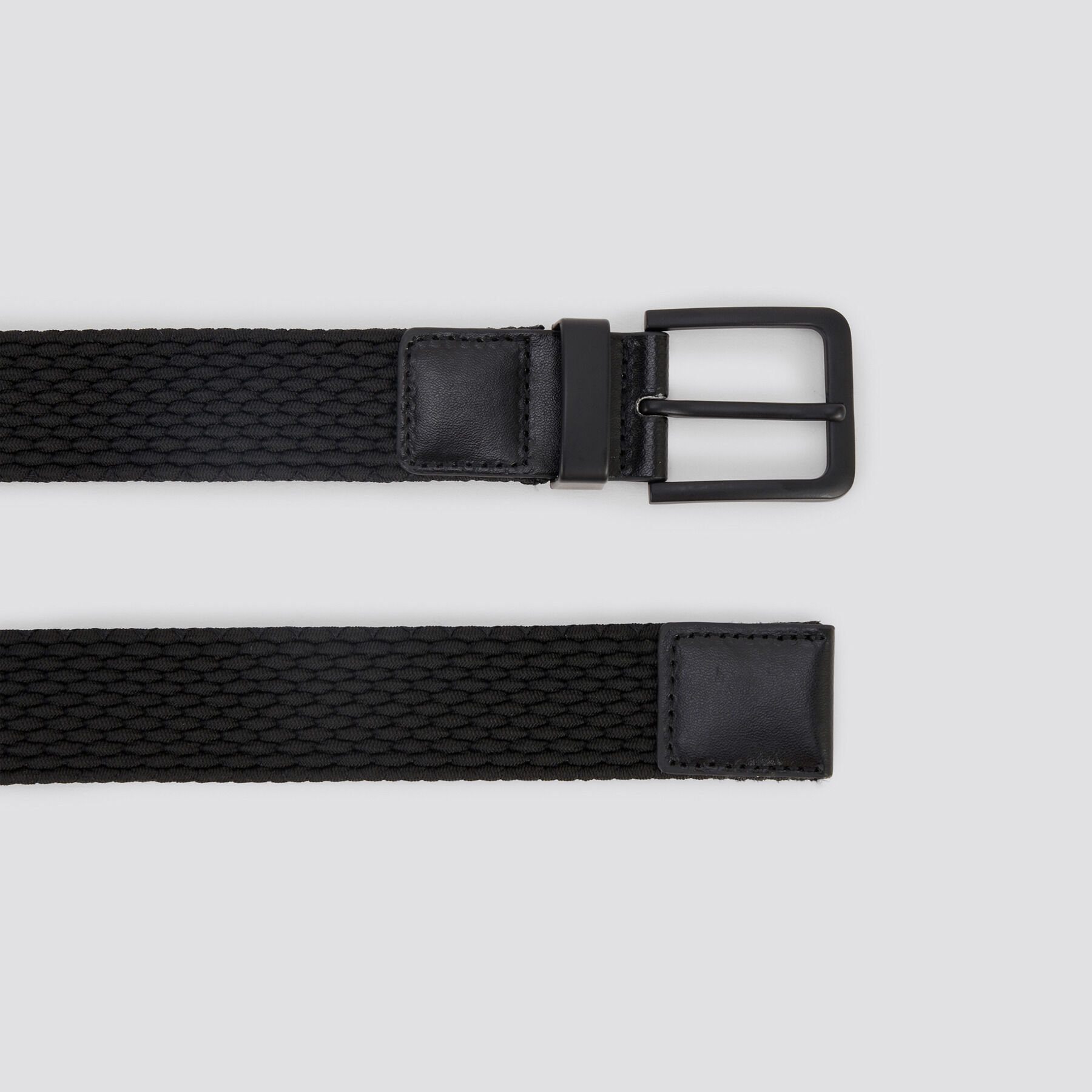 Ceinture elastiquee a boucle Noir Jules