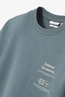 Sweat col rond imprimé