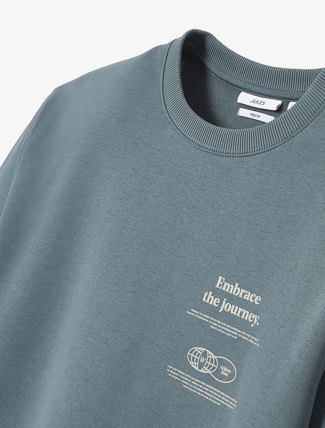 Sweat col rond imprimé