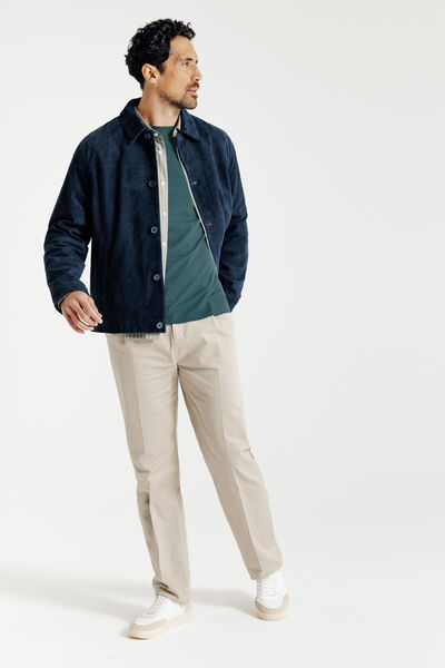 Tee shirt matière douce col rond