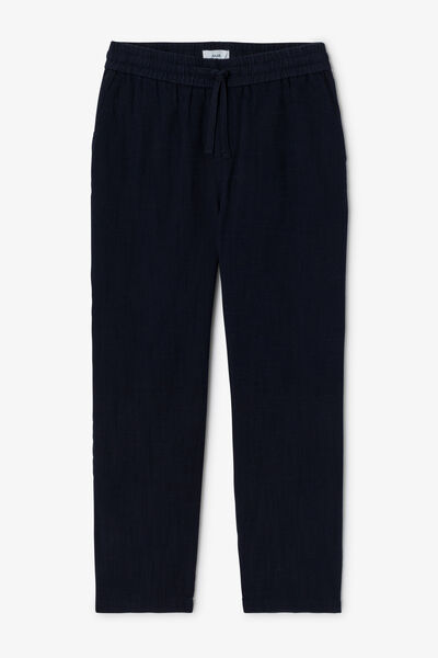 Pantalon loose mati&egrave;re textur&eacute;e