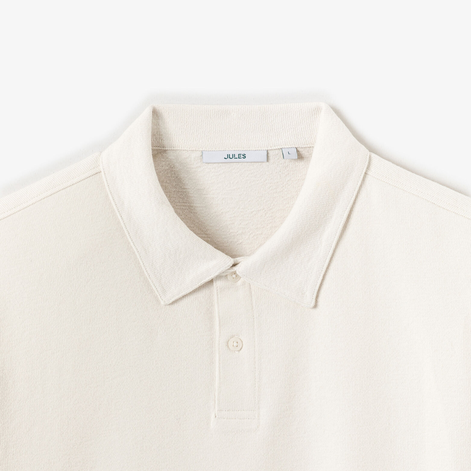 Polo korte mouwen in textuurstof