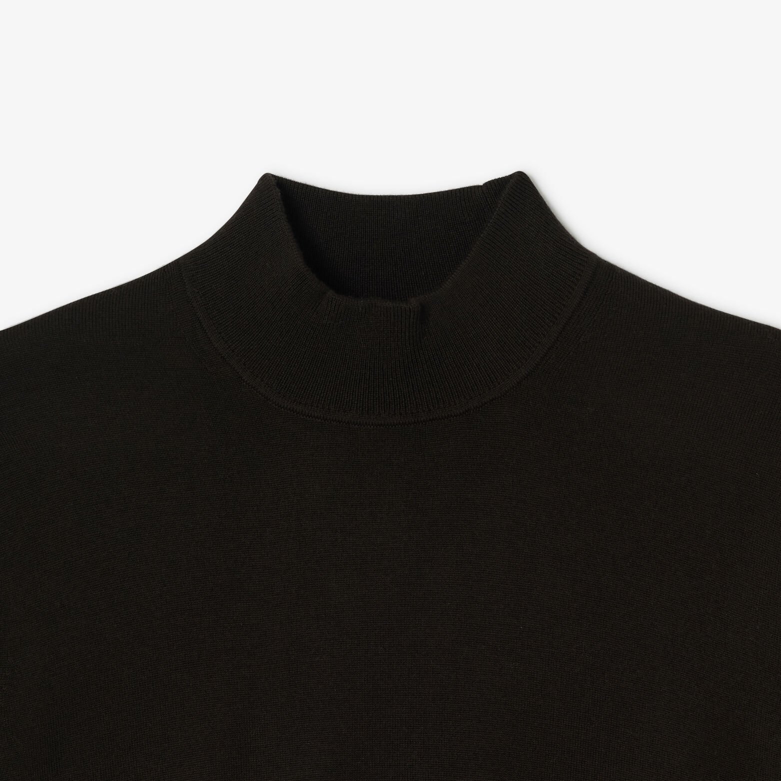 Pull col cheminée mérinos