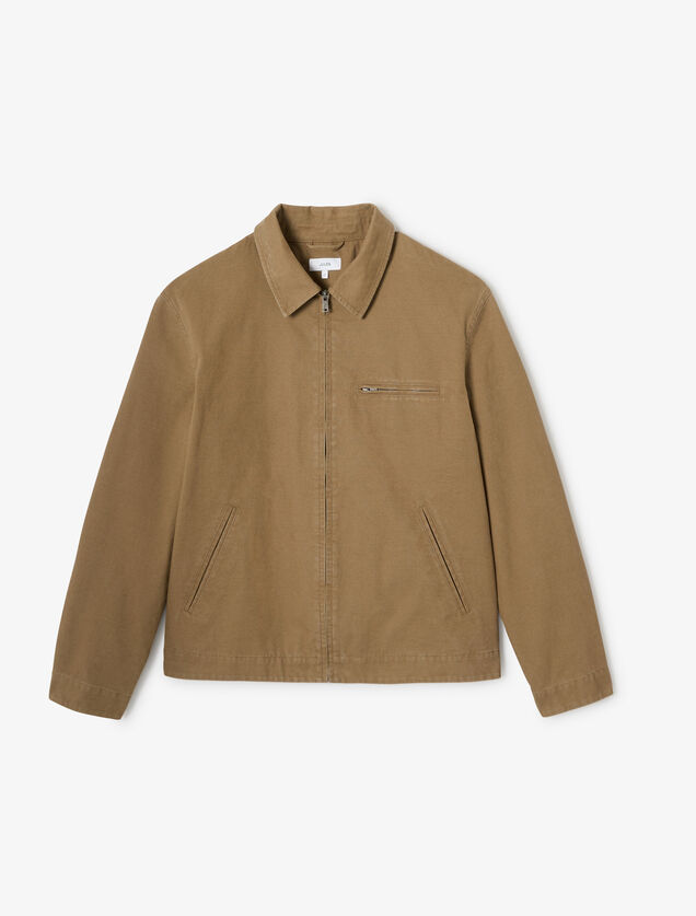 Blouson mi-saison col chemise