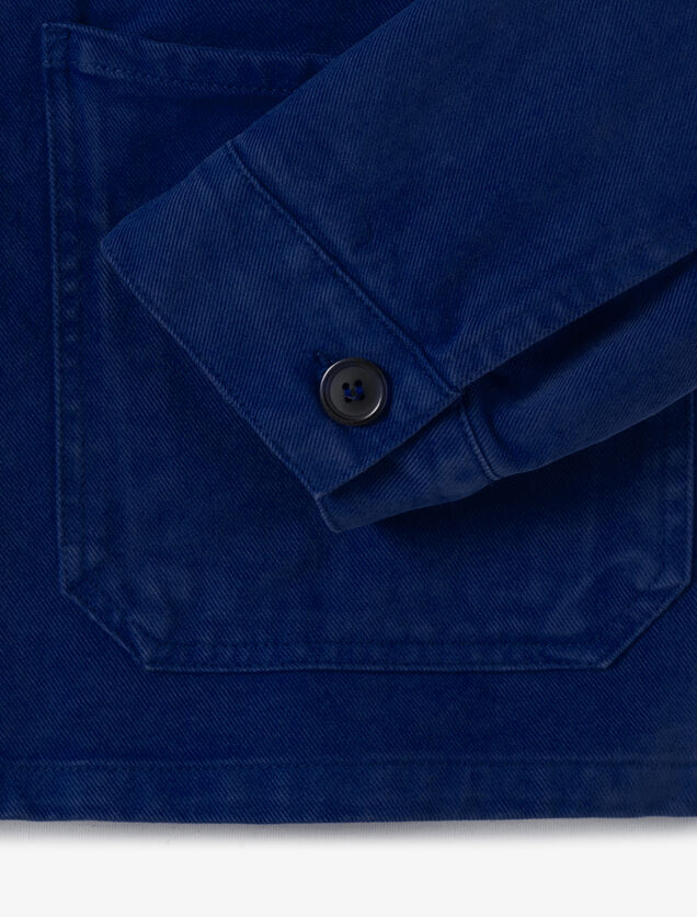 Vest met hemdskraag en knopen