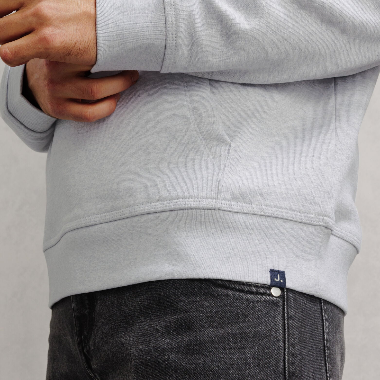 Sweat &agrave; capuche uni "le parfait by JULES"