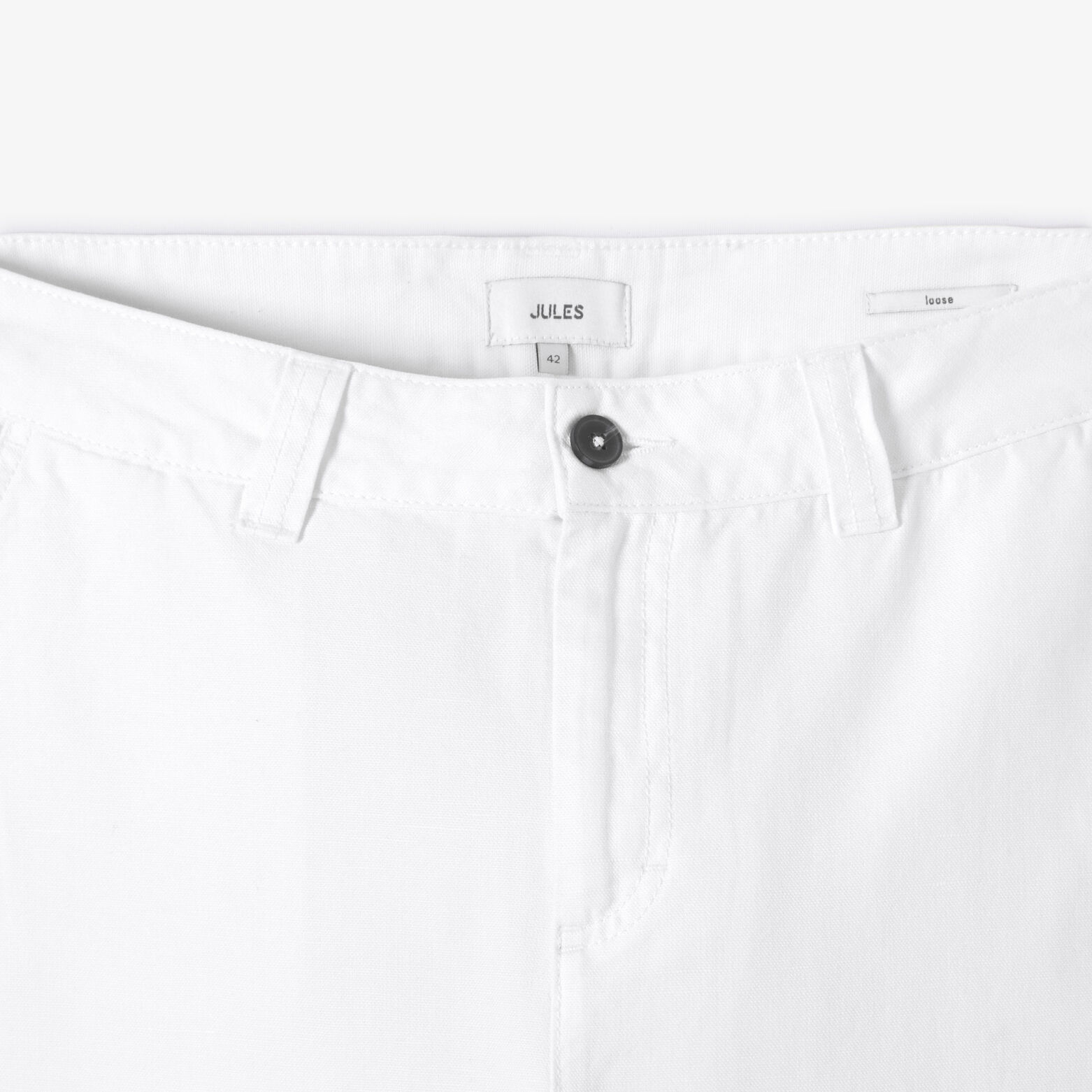 Pantalon loose en coton lin