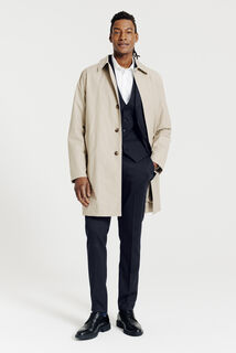 Slim fit kostuumgilet in bi-stretchstof