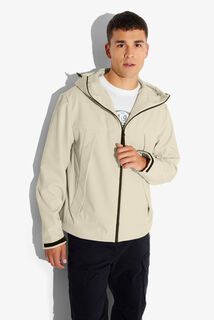 Softshell jack met kap