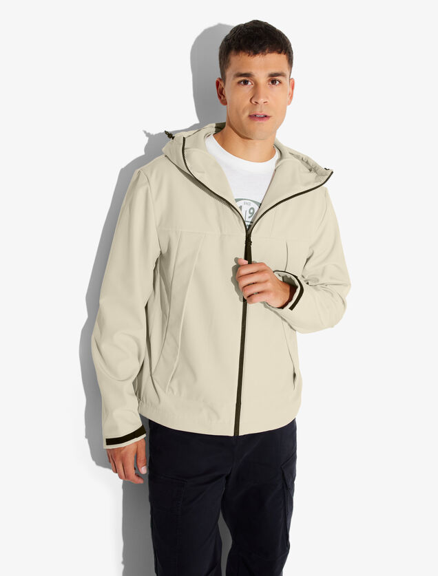 Softshell jack met kap