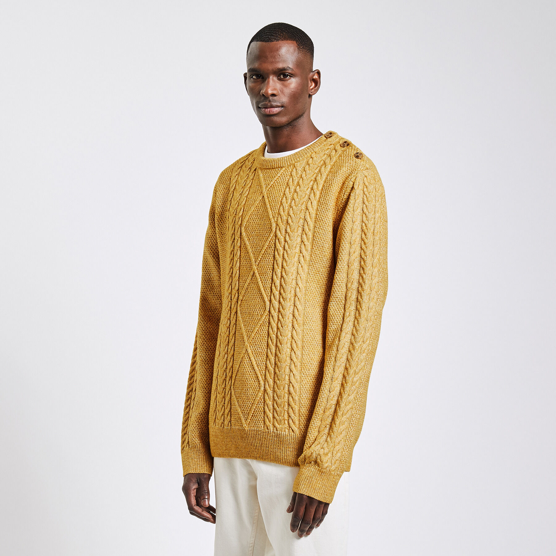 Pull jaune homme new arrivals