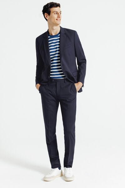 Het pakket slim kostuum - Donkerblauw