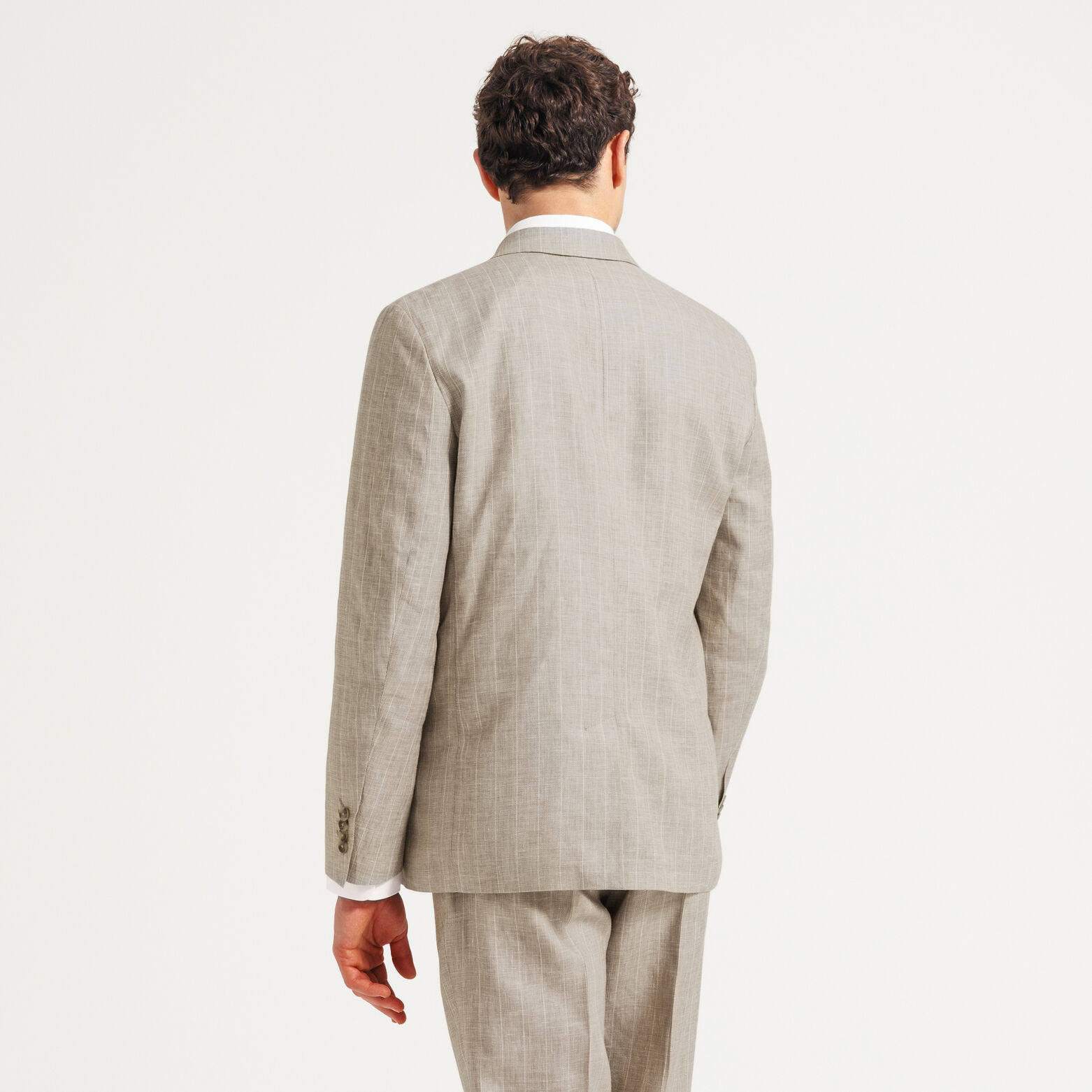 Veste de costume crois&eacute;e confort