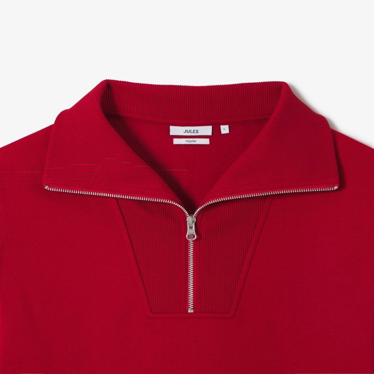 Sweat col camionneur zipp&eacute;