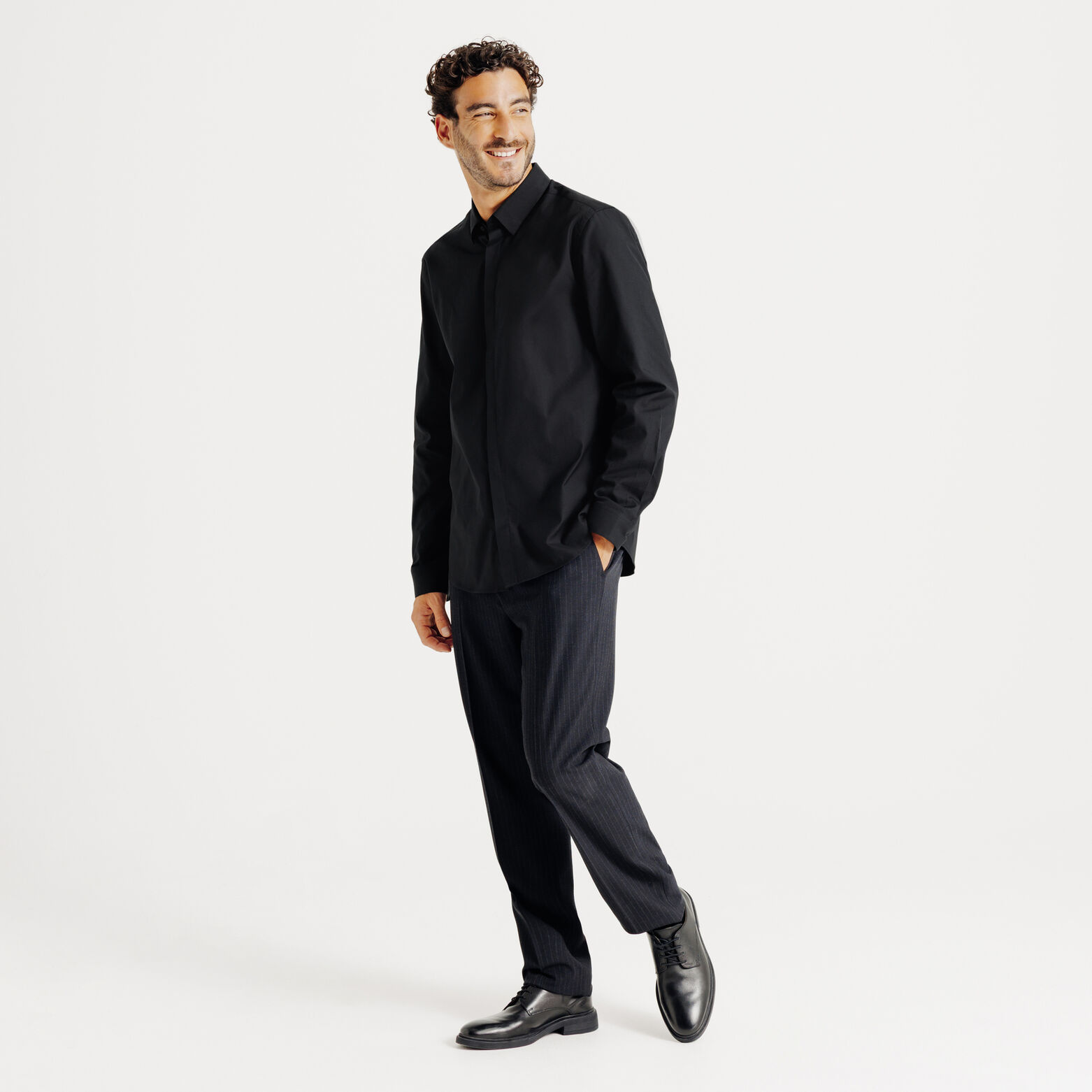 Chemise en coton slim