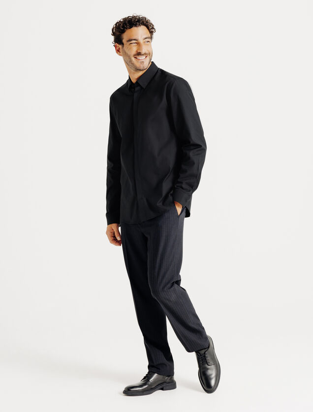 Chemise en coton slim