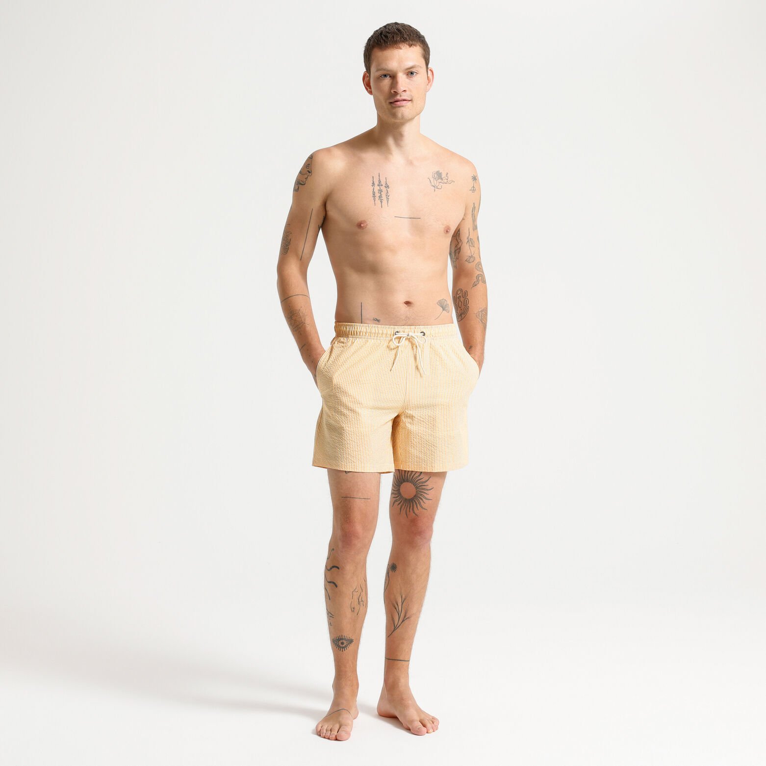 Maillot de bain seersucker ray&eacute;