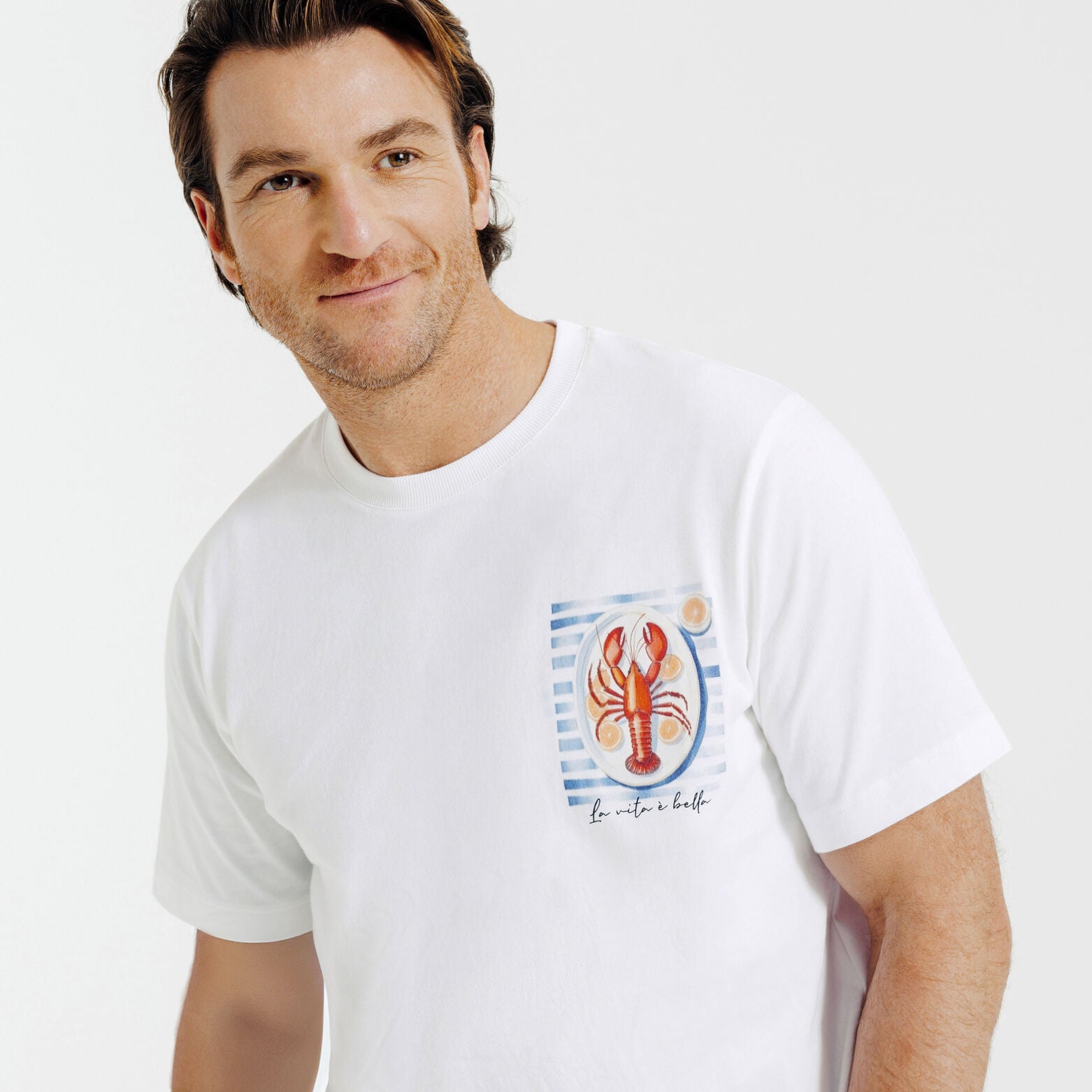 Tee shirt imprim&eacute; devant et dos