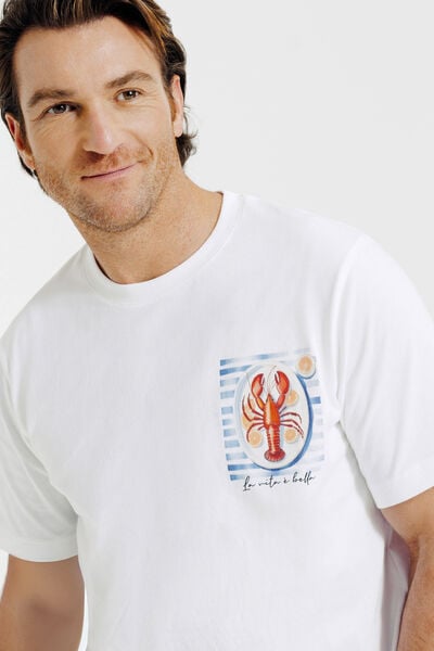 Tee shirt imprim&eacute; devant et dos