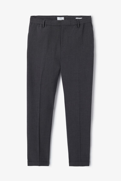 Pantalon tapered taille &eacute;lastiqu&eacute;e