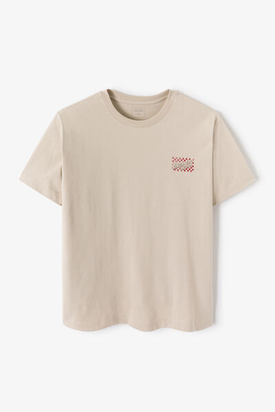 Tee shirt imprimé devant et dos food