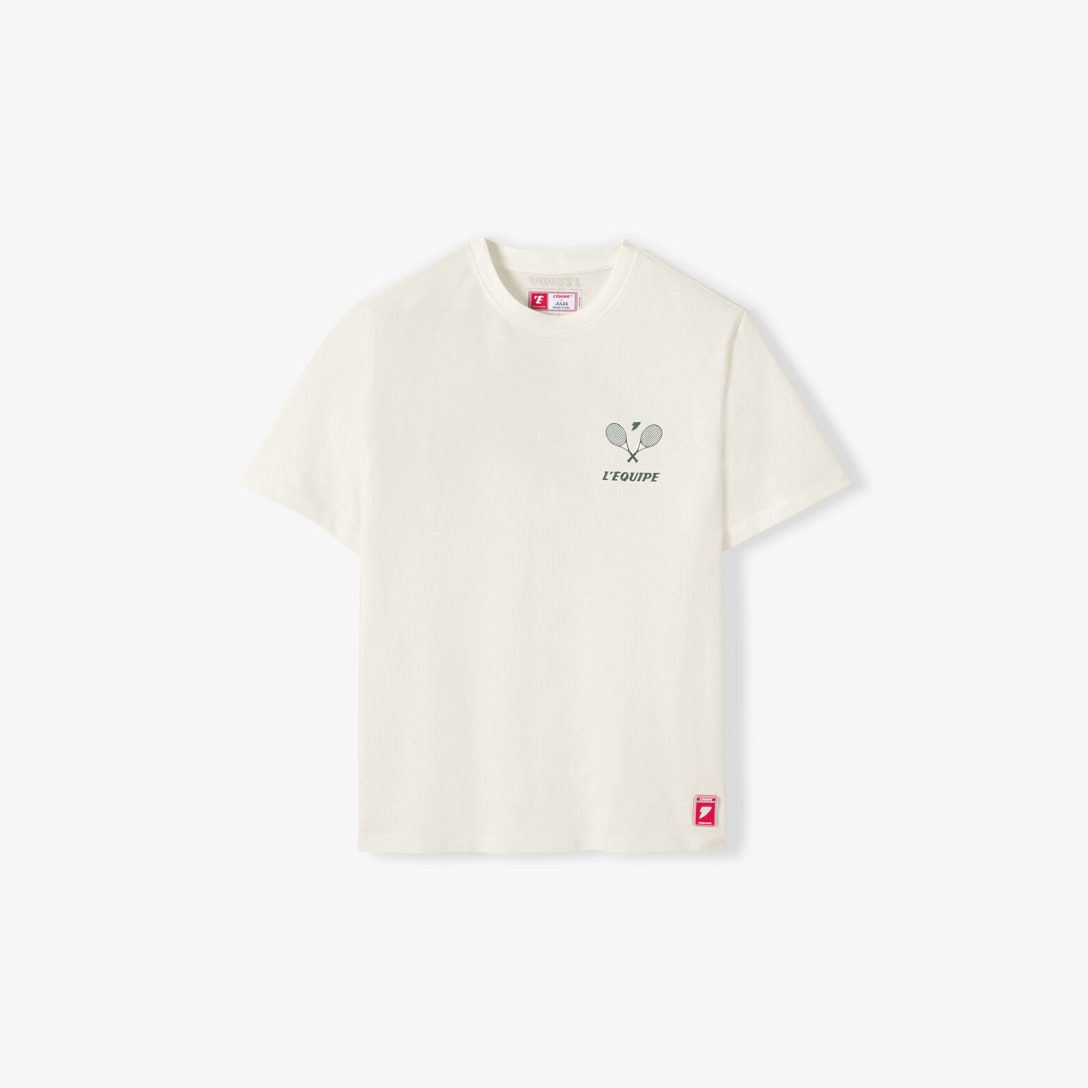 Tee shirt imprim&eacute; dos licence l'&Eacute;quipe