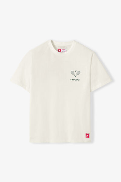 Tee shirt imprim&eacute; dos licence l'&Eacute;quipe