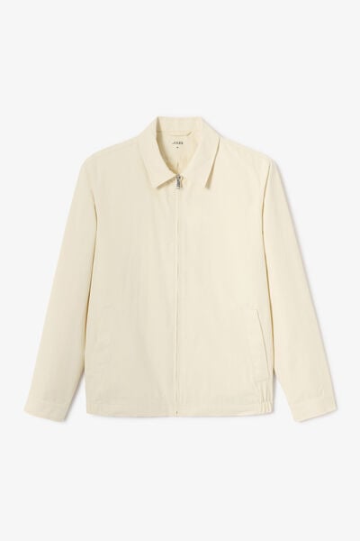 Blouson col chemise zipp&eacute;
