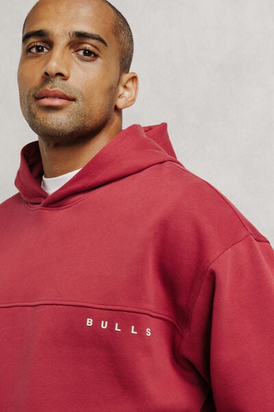 Sweat &agrave; capuche brod&eacute; Chicago Bulls licence NBA