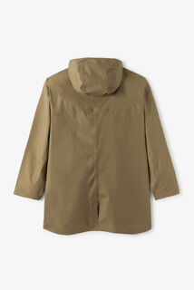 Parka longue waterproof &agrave; capuche