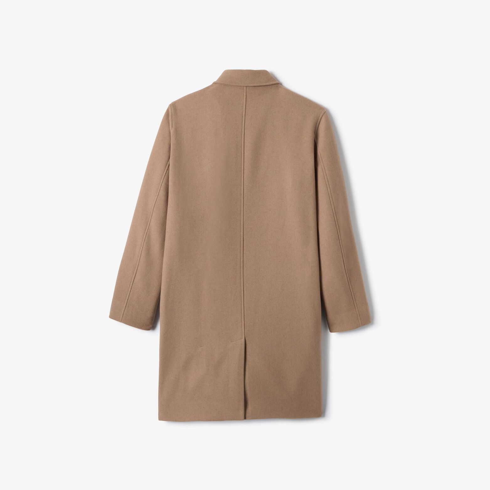 Manteau contenant de la laine col tailleur
