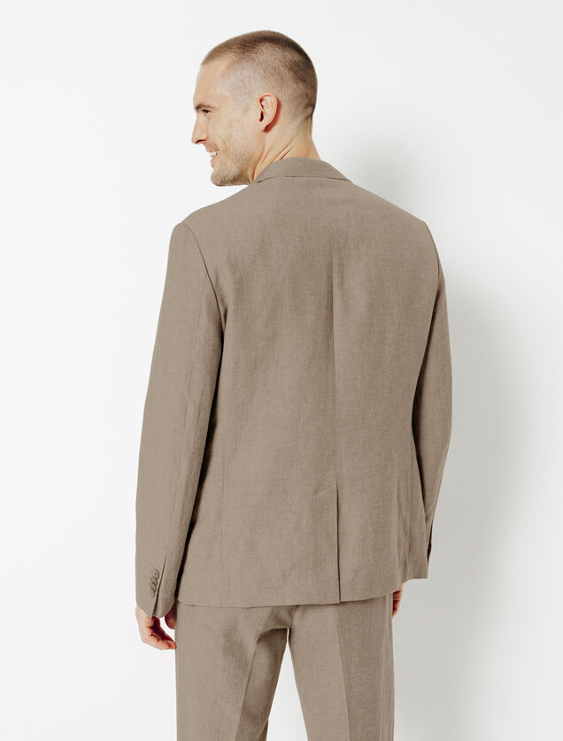 Veste de costume contenant du lin