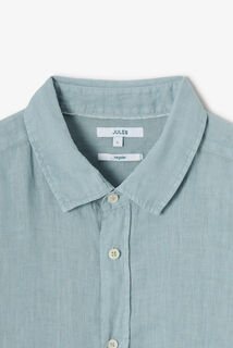 Regular fit hemd in linnen