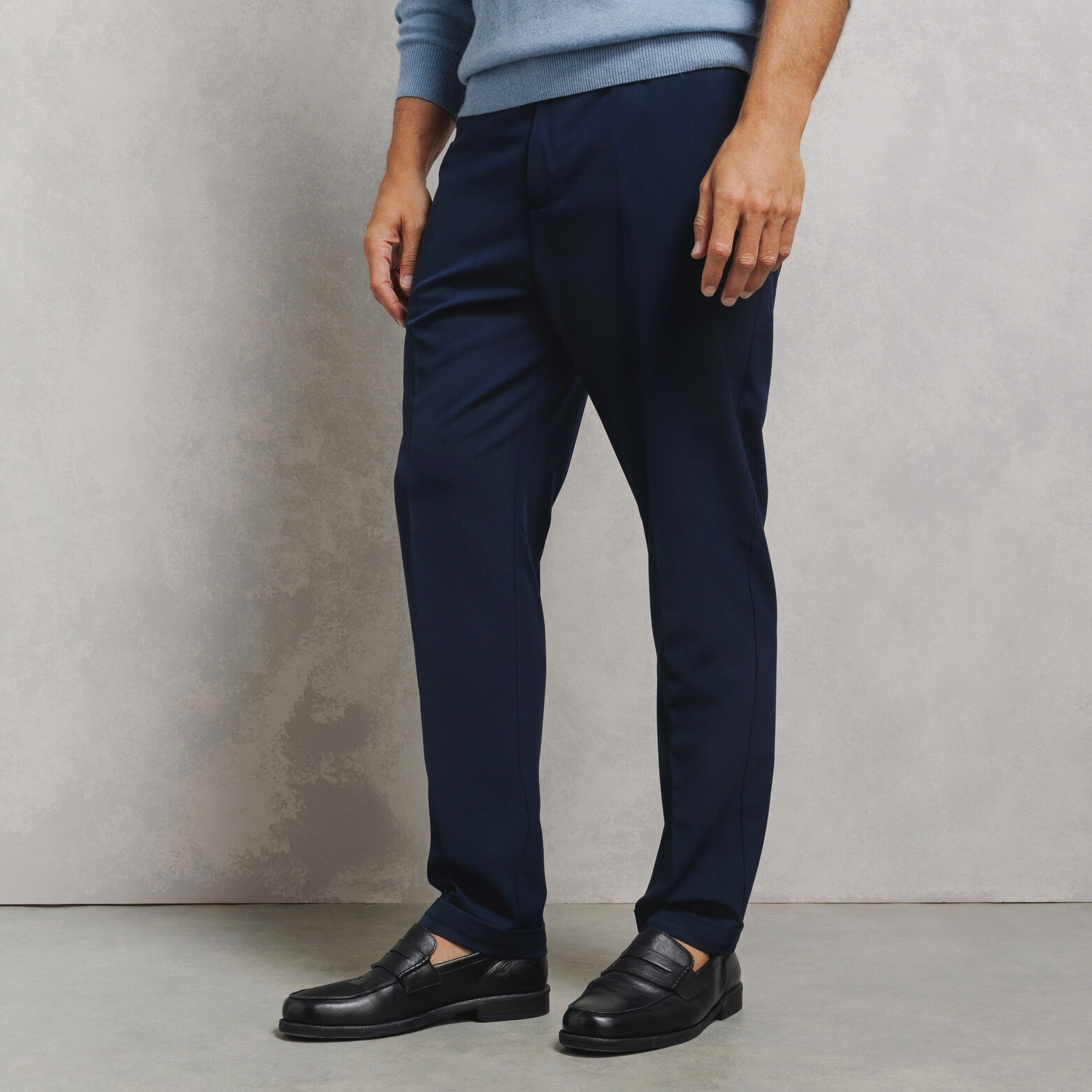Pantalon tapered taille &eacute;lastiqu&eacute;e