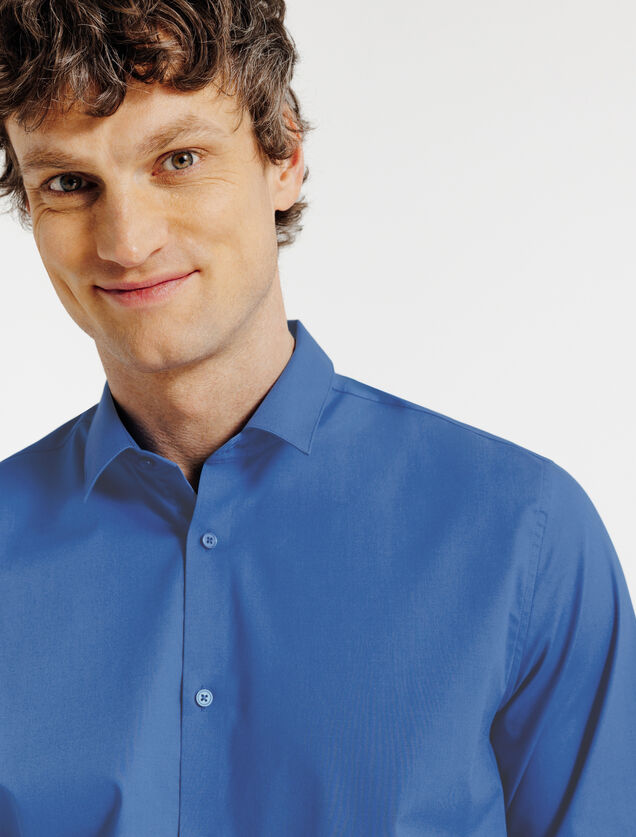 Regular fit effen hemd