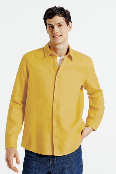 Chemise 100% lin unie