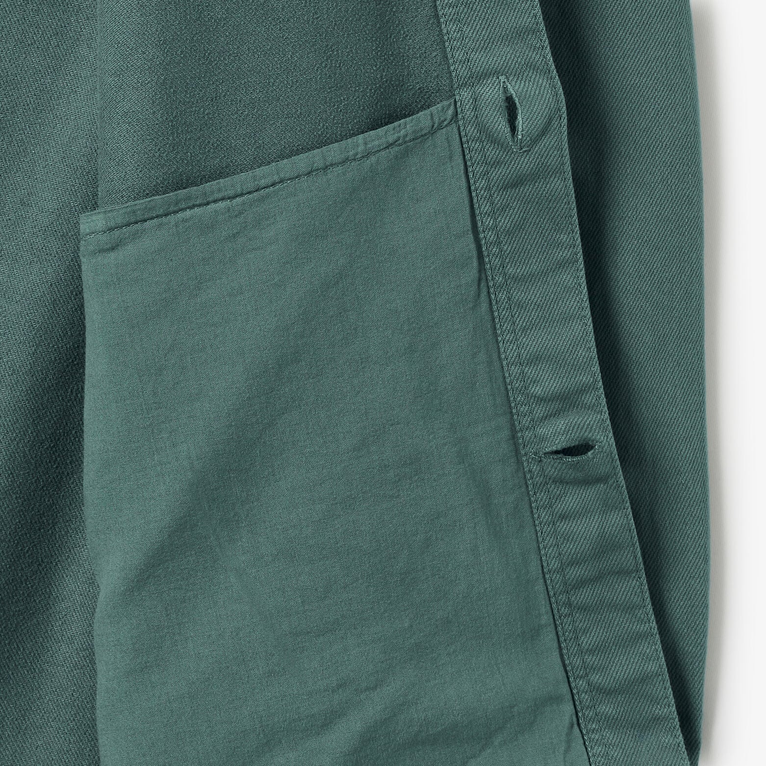 Surchemise regular col fran&ccedil;ais 100% coton